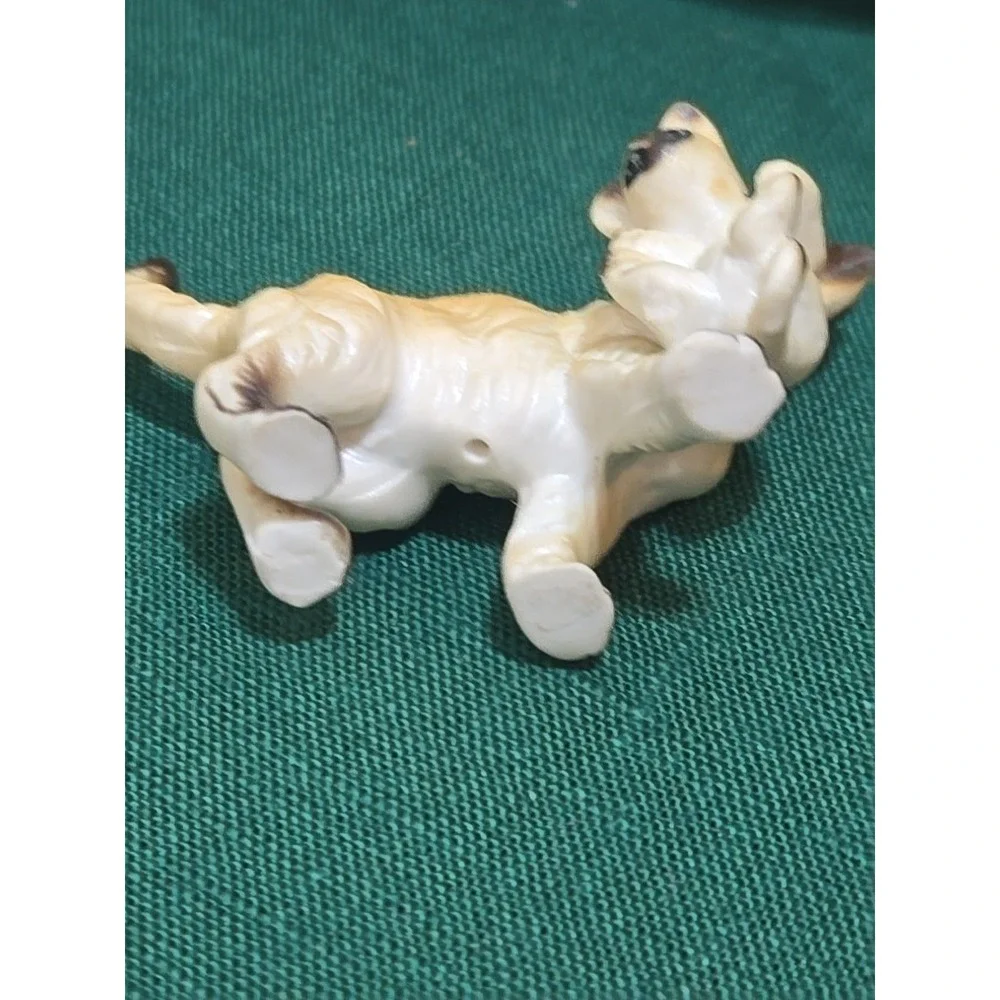 Siamese Cat Trio Miniature Figurine Mom 2 Kitten Vintage Bone China Japan